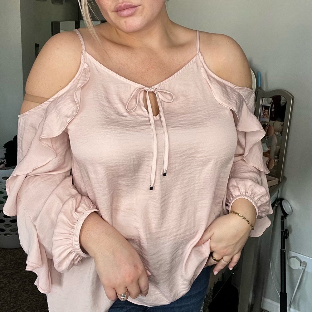 Jennifer Lopez silk blouse